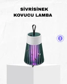 Şarjlı Mor Işıklı Sivrisinek Öldürücü Lamba – Sessiz ve Kimyasal İçermez thumbnail 1