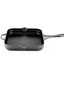 Schafer Guss Chef Döküm Kare Kızartma Tavası 28x28Cm-Gri thumbnail 1