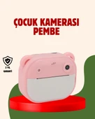 Çocuklar İçin Şipşak Yazıcı Kamera 24MP HD Çift Lensli Termal Baskılı thumbnail 1