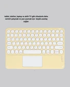 Bluetooth Klavye – Kablosuz, Sessiz Tuşlu, Android iOS Windows Uyumlu, Kompakt Taşınabilir Tasarım thumbnail 3