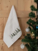 Pamuklu 2'li 40x70 cm Modern Nakışlı Hediyelik Havlu & Havlu Seti Baveno thumbnail 3