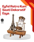 Masa Üstü Ahşap Kum Saati – Dekoratif, Dayanıklı ve Şık thumbnail 1