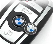 Bmw Uyumlu Anahtar Amblemi Logo 1 Adet 11 MM Damla Etiket A KALİTE thumbnail 1