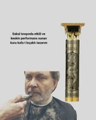 Şarjlı T lı Saç ve Sakal Tıraş Makinesi – 3 Başlıklı, Güçlü Motorlu, 2 Saat Kullanım thumbnail 3