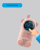 USB Şarjlı Çocuk Telsizi – Renkli Ekran, VOX Modu, Kompakt Tasarım thumbnail 2