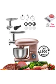 Karaca Multichef Stand Mikser Rose Gold Kıyma Ve Hamur Yoğurma Makinesi 1900w 5,5 Lt thumbnail 1