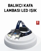 Profesyonel Şarjlı LED Far – IPX5 Suya Dayanıklı, 4 Işık Modu, Hareket Sensörlü thumbnail 1