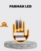 176 LED’li Amber Trafik Uyumlu Sinyal Işığı – El Hareketiyle Kontrol thumbnail 1