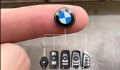 Bmw Uyumlu Anahtar Amblemi Logo 1 Adet 11 MM Damla Etiket A KALİTE thumbnail 3