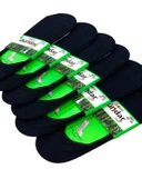 6 Lı Dündar Erkek Bambu Dikişsiz Koku Yapmayan Silikonlu Babet Çorap Plus 40-44 No thumbnail 5