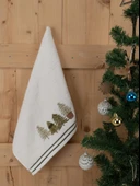 Pamuklu 2'li 40x70 cm Modern Nakışlı Hediyelik Havlu & Havlu Seti Baveno thumbnail 9