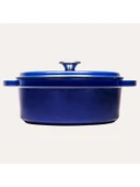 SÜREL Parlak Koyu Mavi Yuvarlak Derin Tencere 20 Cm. thumbnail 2
