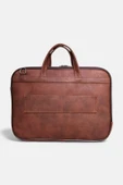 Lederax Suni Deri 15.6 İnç Slim Laptop Çantası LD618 thumbnail 5