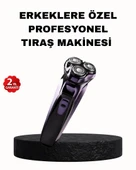 Şarjlı Saç ve Sakal Tıraş Makinesi Kablosuz Kompakt Tasarımlı thumbnail 1