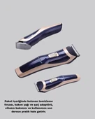 Profesyonel Şarjlı Saç ve Sakal Kesme Makinesi – Unisex, 12 mm Ayarlanabilir Başlık thumbnail 4