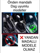 Golf 7 7.5 Leon 2013/2020 Passat B8 B7 2013-2020 Karbon Desenli Dsg Vites Topuzu Yenileme 4 Parça thumbnail 5