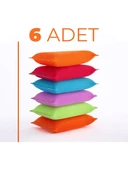 Technow Petek Dokulu Fileli Pratik Temizlik ve Bulaşık Süngeri Renkli  3 Adet thumbnail 11