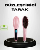 Seramik Plakalı Elektrikli Saç Düzleştirici – Hızlı Isınma, Uzun Kablo, 25W–39W Güç thumbnail 1