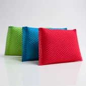 Technow Petek Dokulu Fileli Pratik Temizlik ve Bulaşık Süngeri Renkli  3 Adet thumbnail 4