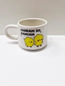 Kankam da Kankam Yazılı Civciv Desenli Mini Seramik Kupa thumbnail 5