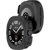 Samsung Galaxy Watch Ultra 47mm İle Uyumlu Güçlendirilmiş 360 Kasa Koruyucu  Siyah thumbnail 2