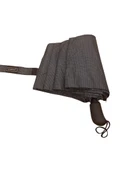 8 Tel Lüx Yarı Otomatik Ekose Desen Siyah Erkek  Şemsiye thumbnail 1