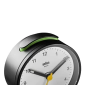 BRAUN BC12BW SİYAH-BEYAZ KLASİK ANALOG ALARMLI MASA SAATİ thumbnail 4