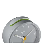 BRAUN BC12G GRİ KLASİK ANALOG ALARMLI MASA SAATİ thumbnail 4