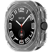 Samsung Galaxy Watch Ultra 47mm İle Uyumlu Güçlendirilmiş 360 Kasa Koruyucu  Şeffaf thumbnail 3