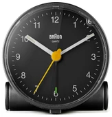 BRAUN BC01B SİYAH KLASiK ANALOG ALARMLI MASA SAATİ thumbnail 1