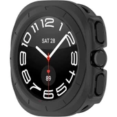 Samsung Galaxy Watch Ultra 47mm İle Uyumlu Güçlendirilmiş 360 Kasa Koruyucu  Siyah thumbnail 3