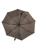 8 Tel Lüx Yarı Otomatik Ekose Desen Siyah Erkek  Şemsiye thumbnail 5