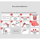 ShopyTech Evrensel Araç Koltuğu Masası 360° Döner Tepsi Tablet Laptop Standı ve Bardaklık thumbnail 12