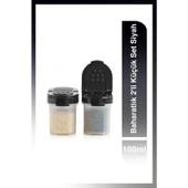 Tupperware Baharatlık 2'li Küçük Set 100ml Siyah thumbnail 1