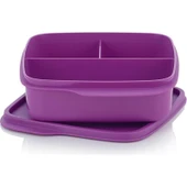 Tupperware Bölmeli Beslenme Kutusu 550ML Mor thumbnail 2
