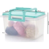 Tupperware Çok Amaçlı Saklama Kabı Dikdörtgen 5 Lt Mint Hsgl thumbnail 2