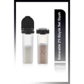 Tupperware Baharatlık 2'li Büyük Set 250ml Siyah thumbnail 1