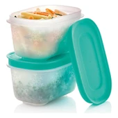 Tupperware Alaska Kap 2'li Set 170 ml Turkuaz thumbnail 2