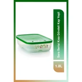 Tupperware Sera Serisi Kısa Gövdeli Kap 1.8L Yeşil thumbnail 1