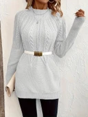 MDB Kadın Uzun Kollu Yarı Balıkçı Yaka Triko Bluz thumbnail 3