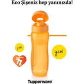 Tupperware Eco Slim Şişe Kk 500 ml Turuncu - Yeni Ürün thumbnail 1
