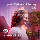 HyperX Cloud III 77Z45AA Siyah Kablosuz Kulak Üstü Oyuncu Kulaklığı Teşhir thumbnail 3