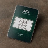 999 Ayar Gümüş ile Üretilmiş İyi Ki Doğdun Temalı Hediyeye Özel 10 Gram Gümüş Külçesi-725 thumbnail 2