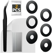 Samsung Galaxy M35 M356 için  kamera camı yedek arka kamera lensi cam yedek HD kamera koruması kamera camı thumbnail 4