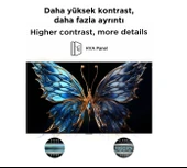 TCL 65T6C 4K Ultra HD 65" 165 Ekran Uydu Alıcılı Google Smart QLED TV thumbnail 5