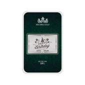 999 Ayar Gümüş ile Üretilmiş İyi Ki Doğdun Temalı Hediyeye Özel 10 Gram Gümüş Külçesi-725 thumbnail 1