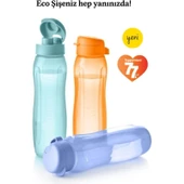 Tupperware Eco Slim Şişe Kk 500 ml Turuncu - Yeni Ürün thumbnail 2