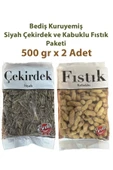 Bediş Kuruyemiş Siyah Çekirdek ve Kabuklu Fıstık Paketi 500 gr x 2 Adet thumbnail 1