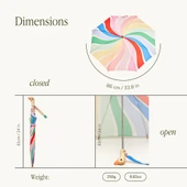 Original Duckhead Duck ÇocukŞemsiye ODH x Meri Meri Rainbow thumbnail 5