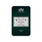 İyi Ki Doğdun Temalı 999 Ayar Gümüş ile Tasarlanmış Hediyeye Özel 5 Gram Gümüş Külçesi-728 thumbnail 1